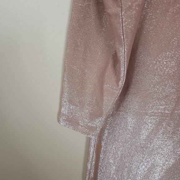 SKIMS Shimmer Catsuit Semi-Sheer High Crew Neckline in Sienna Size 3X - Picture 5 of 9